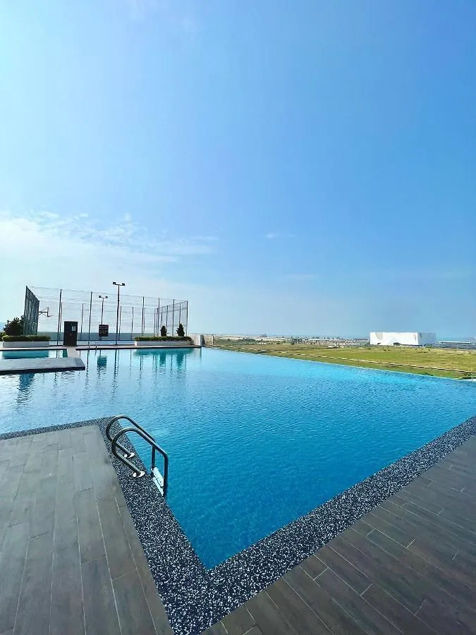 Melaka Straits Sea View 2R2B 5 Pax 1 Parking 아파트 0*, 말라카 말레이시아