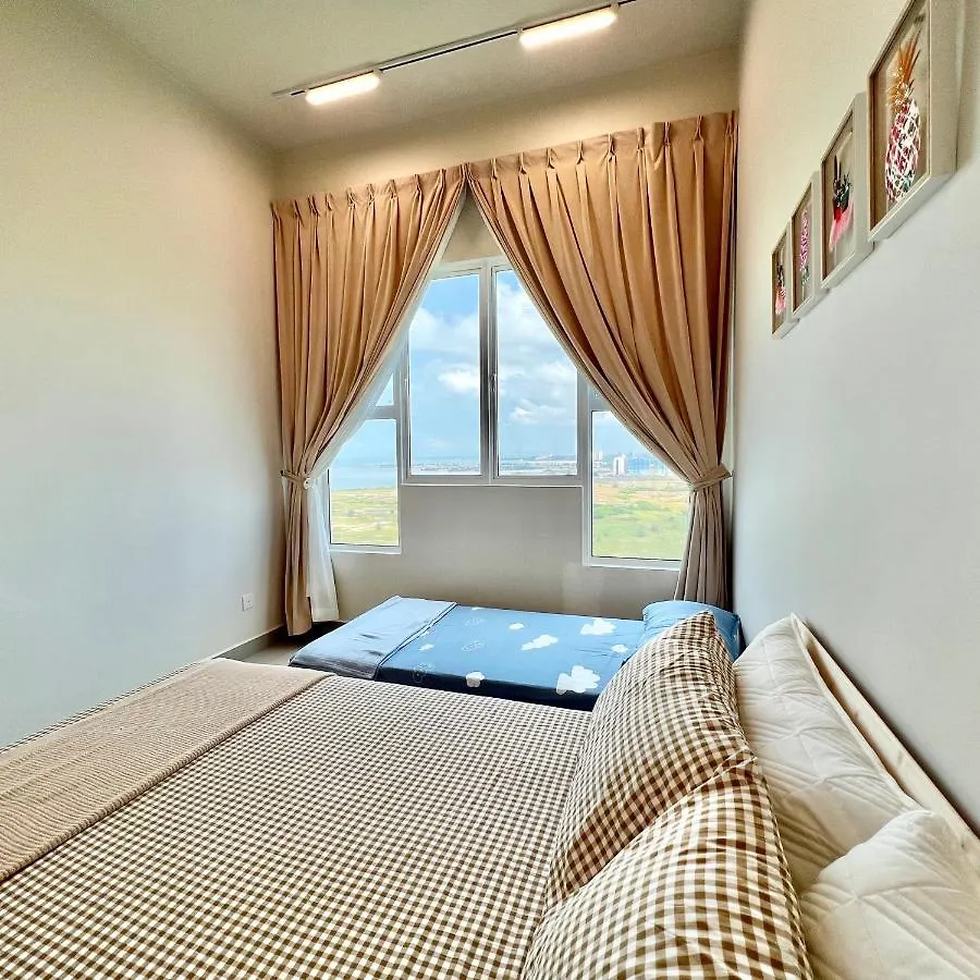 Melaka Straits Sea View 2R2B 5 Pax 1 Parking 아파트
