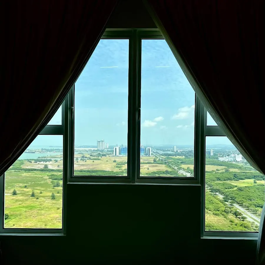 Melaka Straits Sea View 2R2B 5 Pax 1 Parking 아파트  말라카